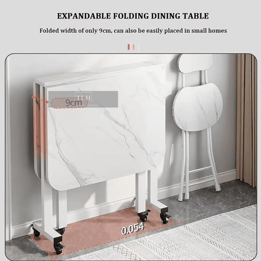 Space - Saving Folding Table – Dining, Study & Work - Azaan Furniture